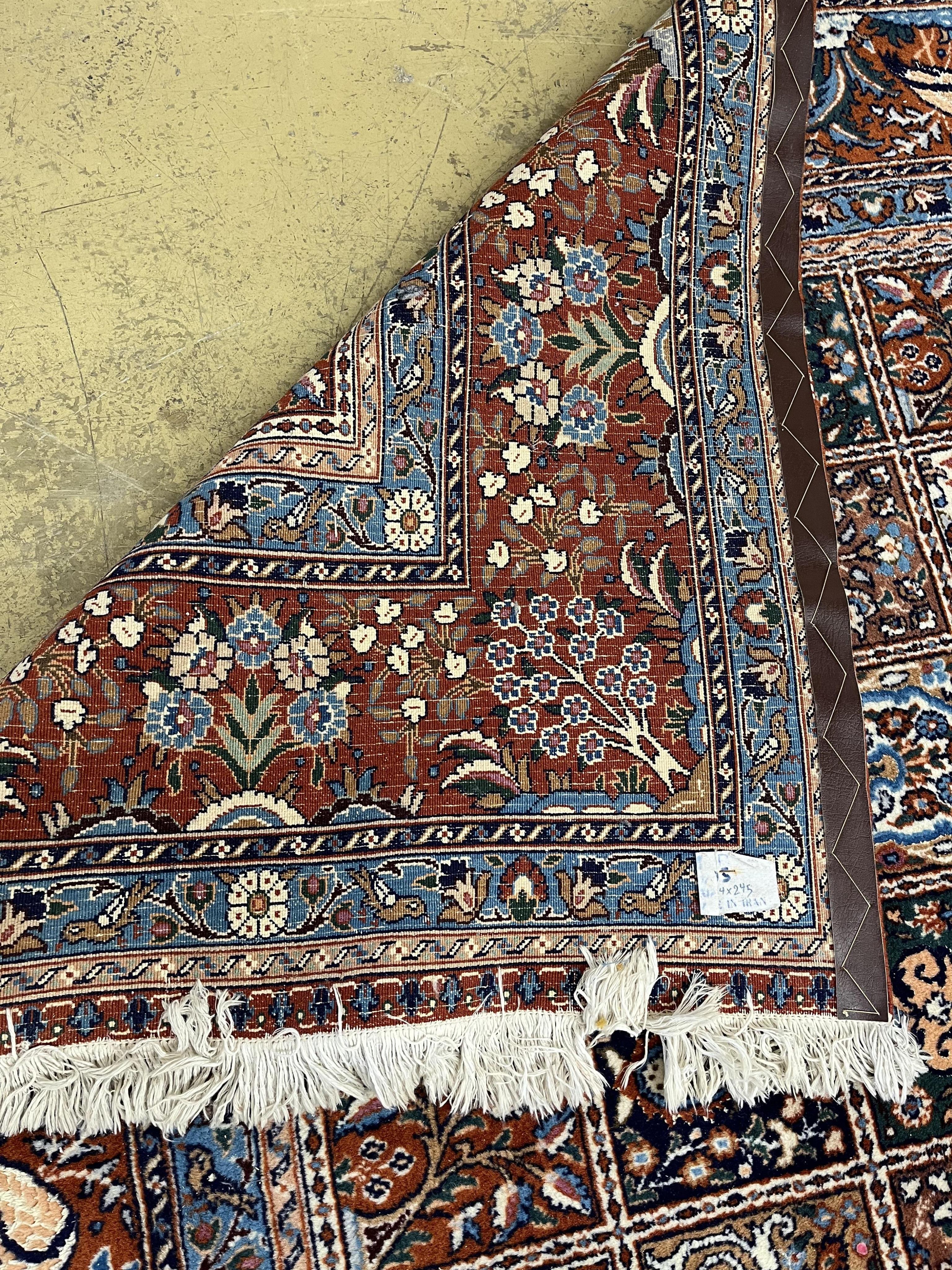 A Baktiari carpet, 364 x 242cm. Condition - good